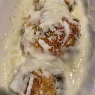 Stuffed mushroom appetizer