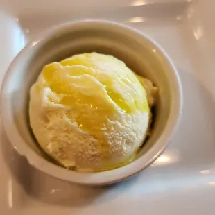 Warm orange olive oil torta Gelato