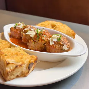 Our home made beef POLPETTE. The perfect way to begin your meal!