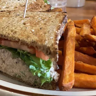 Fries and tuna