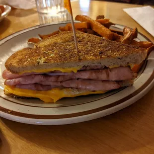 Ham &amp; cheese. $14