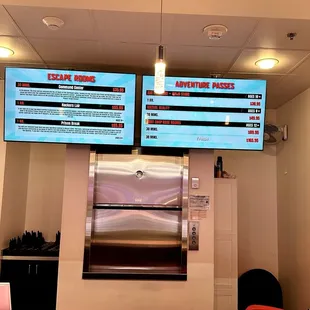 Escape Room Ticket Booth