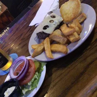 Mushroom Swiss Burger