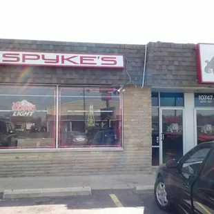 Spkye's Bar &amp; Grill located on Crawfordsville in building just West of the Bowling Alley.