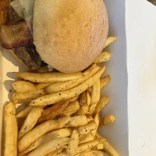 Rise and Shine Burger w/ Fries
