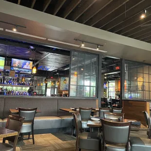 seating and bar