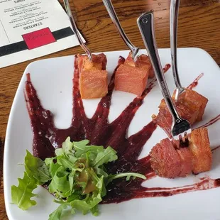 Pork Belly Lollipops