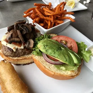 Mushroom Boarder burger