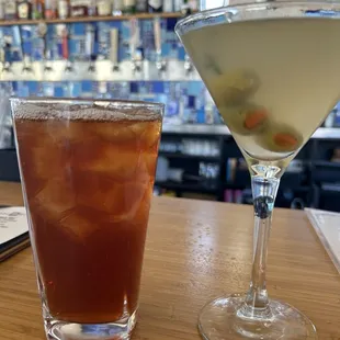 Sweet Tea &amp; Dirty Vodka Martini