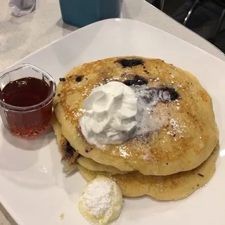 Three Lemon Berry Ricotta Pancakes