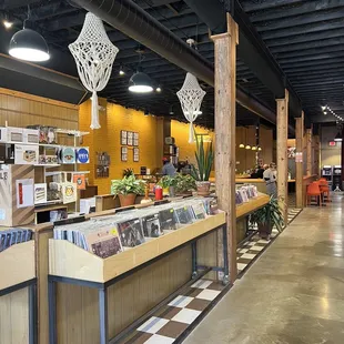 Love the macramé chandelier