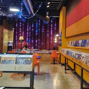 Stage and seating area