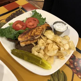 Blackened Salmon Sandwich