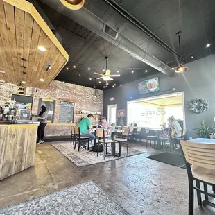 Inside of coffee shop!