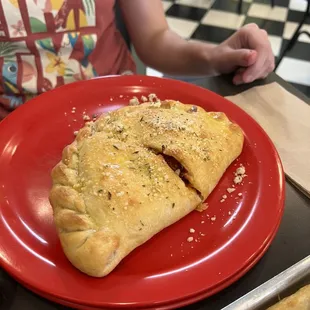 Pepperoni calzone