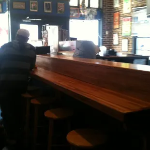 The counter