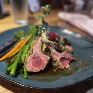 Dijion Herb Crusted Lamb Chop Special