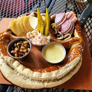 Bravarian pretzel board