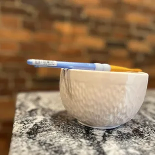 The beginning of a ceramic bowl