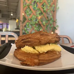 Avocado, Egg &amp; Parmesan Croissant
