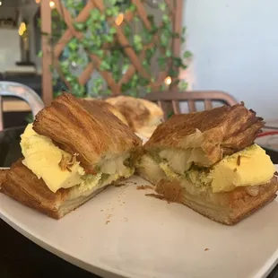 Avocado, Egg &amp; Parmesan Croissant