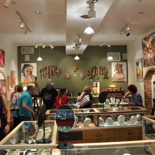 Its always a lively night in the gallery for 1st Friday Art walk nights!