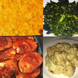 Vegan Soul Food: Mac-n-Cheez, BBQ Chick&apos;n, Potato Salad and Collard Greens