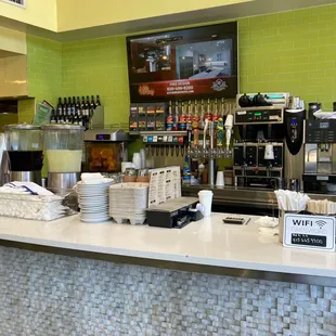 sushi and sashimi, interior