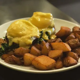 Crab Cake Florentine