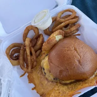 Cheese  SQZ Burger With Cheese