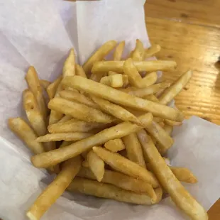 Side of fries crispy but nothing super special