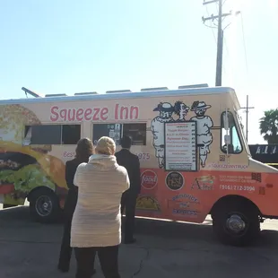 Squeeze Inn Food truck at my work...yum!