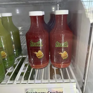 Cranberry Crusher drinks.