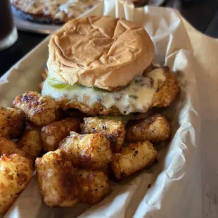 Nashville hot chicken sandwich