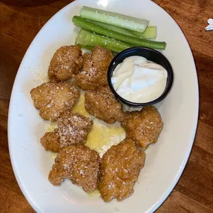 Garlic Parmesan Boneless Wings (8)