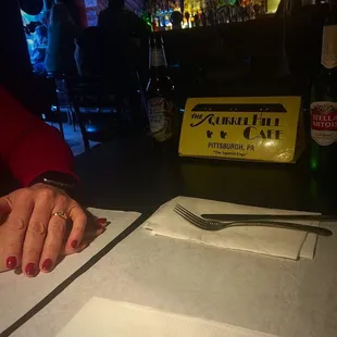 Me splurging on Angry Orchard. So good, but so filling.