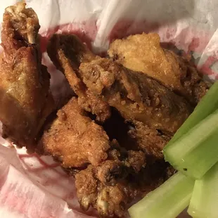 The crispest garlic chicken wings in Allegheny County.