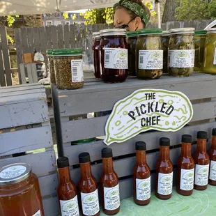 Vendor spotlight. The pickled chef! Made from scratch
