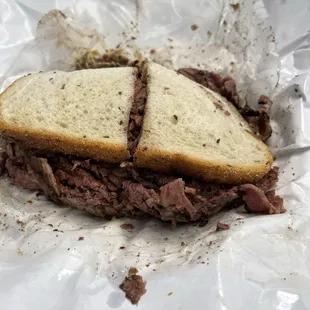 Pastrami with spicy brown