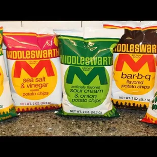 We stock Middleswarth Potato Chips