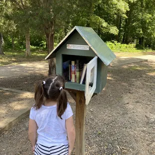 The cutest thing ever. Borrow a book, give a book. We don't have these in California