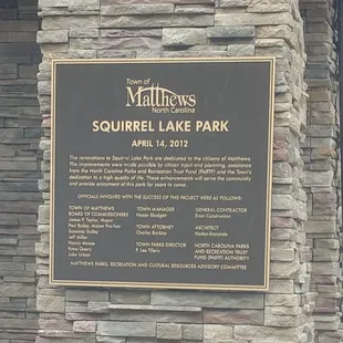 Squirrel Lake Park, Matthews, NC