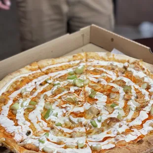 Chicken Buffalo Chicken Pizza