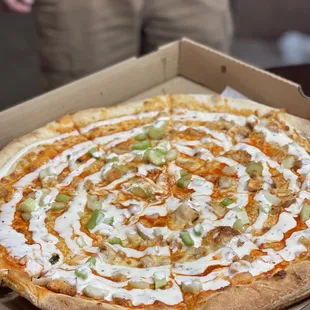 Chicken Buffalo Chicken Pizza