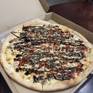 Chicken Bruschetta Pizza