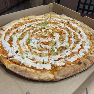 Chicken Buffalo Chicken Pizza