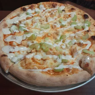 12" Buffalo Chicken pizza