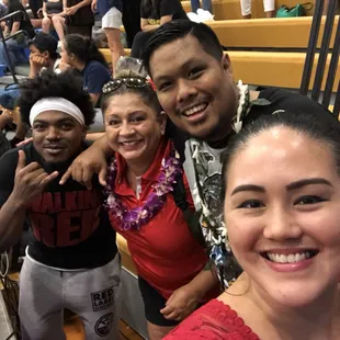 Cheer Competition 2018 at Punahou School with Dj Rudedogg (owner) and Dj Rellavant