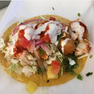 Taco de Camaron Empanizado