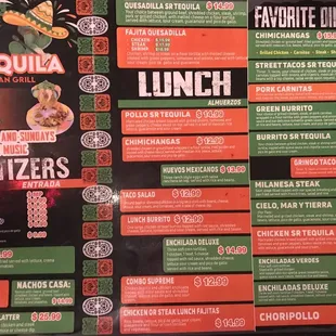 Food menu - page 1 of 2 - 4/13/23